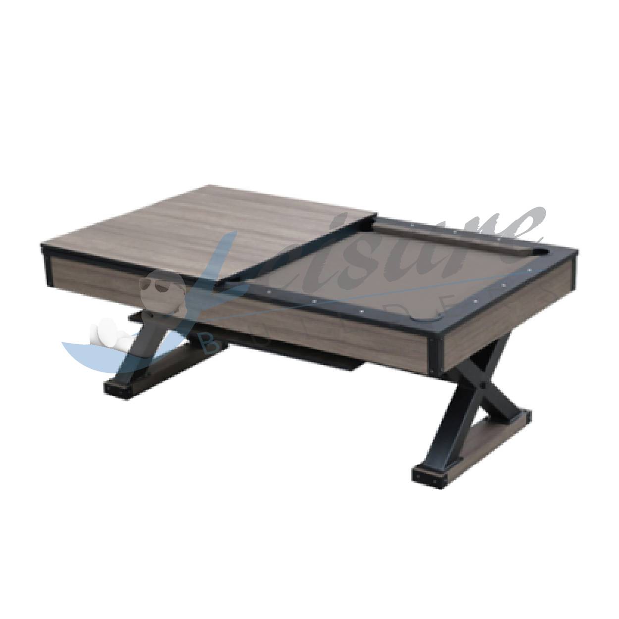 7ft Foospeed FX 2In1 Multipurpose Billiard Pool Table